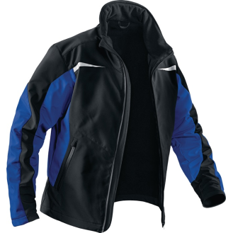 Softshelljacke FORM 1241 WEHER Gr.M schwarz/kornblumenblau-Beschreibung lesen