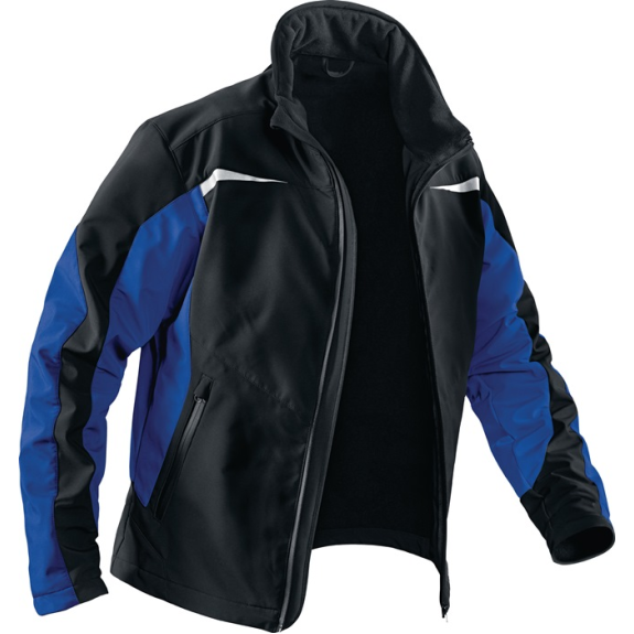 Softshelljacke FORM 1241 WEHER Gr.M schwarz/kornblumenblau-Beschreibung lesen