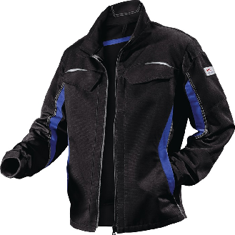 Jacke PULSSCHLAG 1324 Gr.54 schwarz/kornblumenblau-Beschreibung lesen