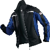 Ultrashelljacke 1141 WEHER Gr.L schwarz/kornblumenblau