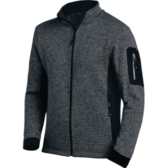 Strick-Flejacke CHRISTOPH Gr.XXL anthrazit/schwarz-Beschreibung lesen