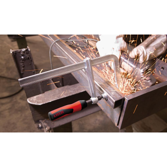 Ganzstahlschraubzwinge GZ-2K Spann-W.300mm A.140mm 2-K-Griff-Beschreibung lesen