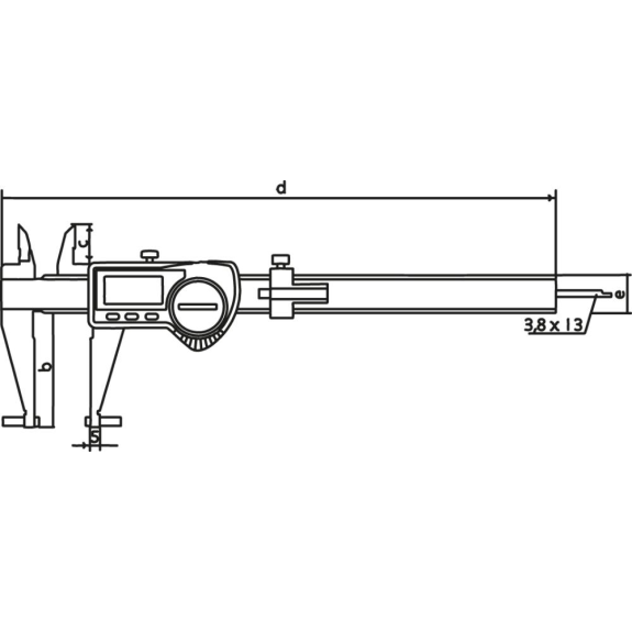 Messschieber-Set digital 16EWRi-V 200mm Universal-Beschreibung lesen