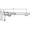 Messschieber-Set digital 16EWRi-V 200mm Universal