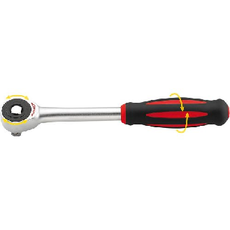 Drehgriffknarre 1/2" 292 mm 60 Zähne-Beschreibung lesen