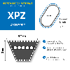CMW - Cinghia trapezoidale dentellata stretta - Alte prestazioni - EPDM - XPZ587