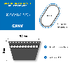 CMW - Cinghia trapezoidale dentellata stretta - Alte prestazioni - EPDM - XPZ587