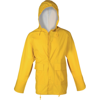 PU Regenschutz-Jacke Gr.L gelb-Beschreibung lesen
