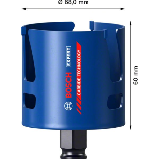 Lochsäge Expert Construction Merial D.68mm Schnitt-T.60mm Power Change Plus-Beschreibung lesen