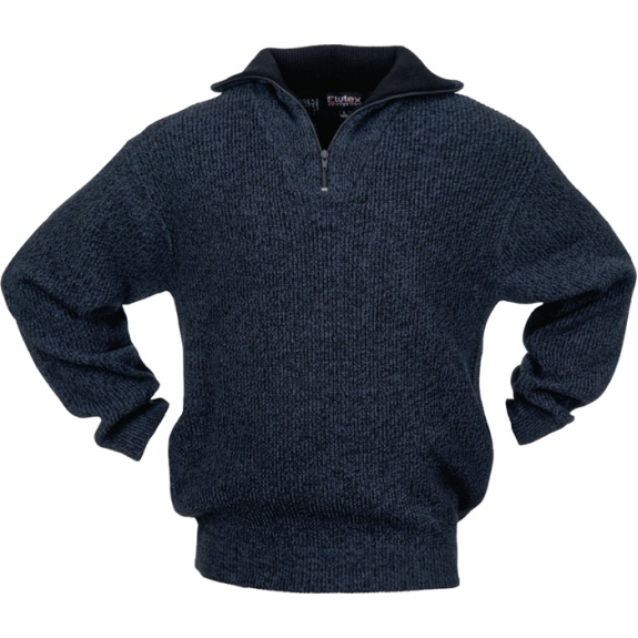 Pullover Gr.M schwarz/blau-meliert-Beschreibung lesen