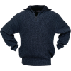 Pullover Gr.M schwarz/blau-meliert