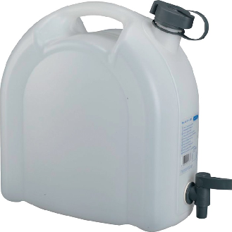 Wasserkanister 10l PE m.Ablasshahn HxBxTmm-Beschreibung lesen