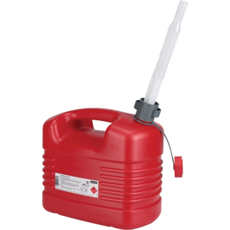 Kraftstoffkanister Inh.10l rot HDPE L329xB195xH319mm-Beschreibung lesen