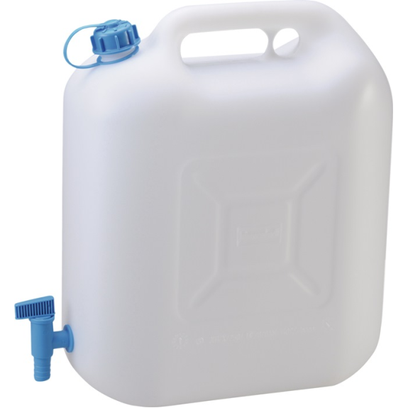 Wasserkanister 22l HD-PE H440xB415xT190mm Wasserkanister 22l HD-PE H440xB415xT190mm-Beschreibung lesen