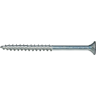 Spanpltenschr.VELOX Pozi 4,5x80/50 T Senkkopf blau passiviert 100 St./Krt.-Beschreibung lesen