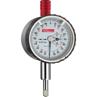 Kleinmessuhr KM 1000 S 1mm Abl.0,001mm m.Stoßschutz-Beschreibung lesen