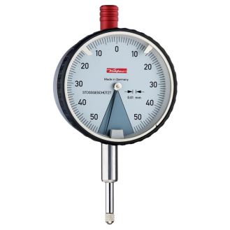 Sicherheitsmessuhr DIN 878 SI-100 1mm Abl.0,01mm m.Stoßschutz-Beschreibung lesen