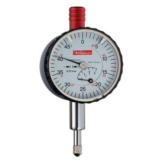 Kleinmessuhr KM4/5S 5mm Abl.0,01mm m.Stoßschutz-Beschreibung lesen