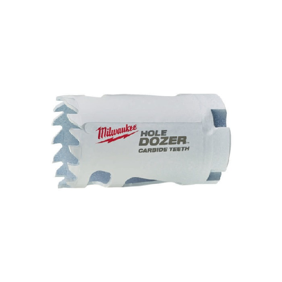 Scie cloche Hole Dozer D.64mm coupe T.41mm dents HM BI métal-Lire la description