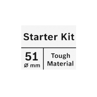 Lochsäge-Starter-Set Expert Tough D.51mm Schnitt-T.60mm Power Change Plus-Beschreibung lesen