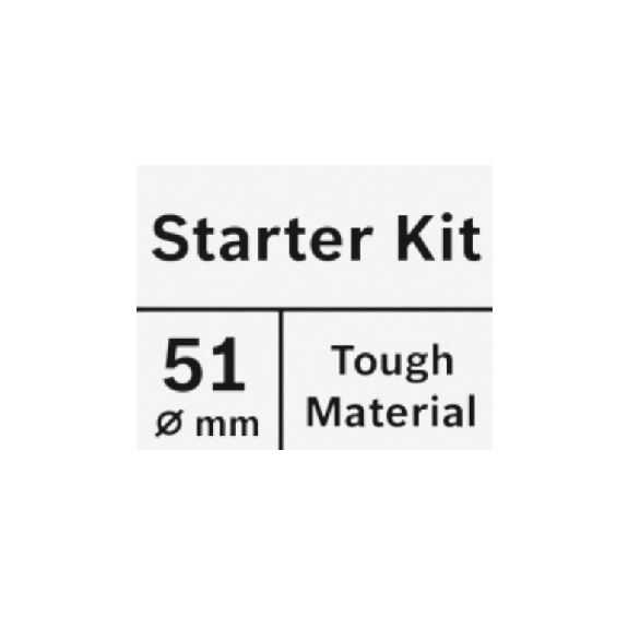 Lochsäge-Starter-Set Expert Tough D.51mm Schnitt-T.60mm Power Change Plus Lochsäge-Starter-Set Expert Tough D.51mm Schnitt-T.60mm Power Change Plus-Beschreibung lesen