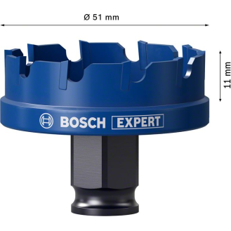 Lochsäge Expert Sheet Metal D.51mm Schnitt-T.5mm Power Change Plus-Beschreibung lesen