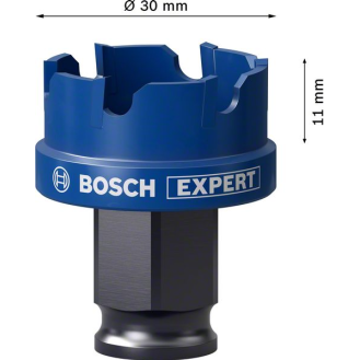 Lochsäge Expert Sheet Metal D.30mm Schnitt-T.5mm Power Change Plus-Beschreibung lesen