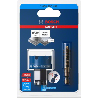 Lochsäge Expert Sheet Metal D.30mm Schnitt-T.5mm Power Change Plus-Beschreibung lesen