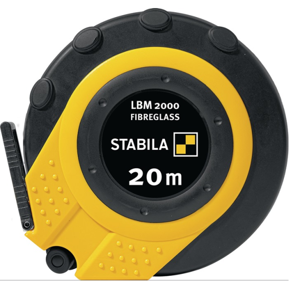 Kapselbandmaß LBM 2000 FIBREGLASS L.20m Band-B.1m cm EG III Glasfaserband-Beschreibung lesen