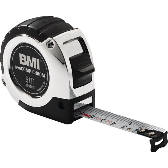 Taschenrollbandmaß chrom L.5m B.19mm mm/mm EG II Ku.Automic Taschenrollbandmaß chrom L.5m B.19mm mm/mm EG II Ku.Automic-Beschreibung lesen