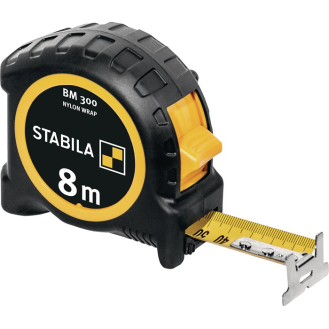 Taschenrollbandmaß BM 300 L.8m B.27mm mm/mm EG II PC-ABS/TPE 1000er-Skala-Beschreibung lesen
