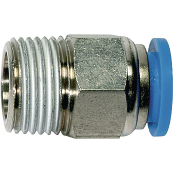 Gerade Steckverschraubung Bl.Ser.AG R 3/8 Zoll SW 17mm kon.8mm 6mm-Beschreibung lesen