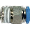 Gerade Steckverschraubung Bl.Ser.AG R 1/8 Zoll SW 12mm kon.6mm 4mm
