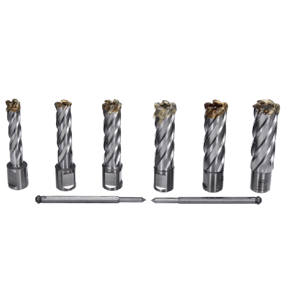 Kernbohrersz Best Of 8-tlg.D.12-22mm HSS Schnitt-T.50mm Weldon-Beschreibung lesen