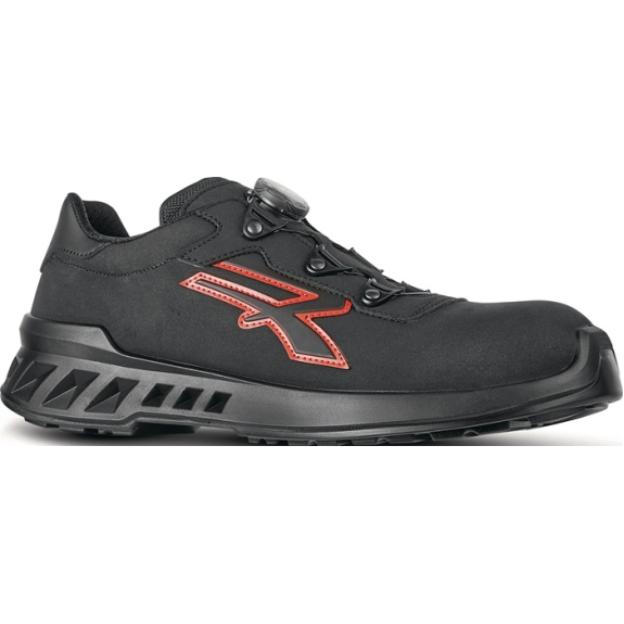 Sicherheitshalbschuh Caesar Gr.44 schwarz/rot S3 CI SRC ESD EN20345 Mikrofaser-Beschreibung lesen