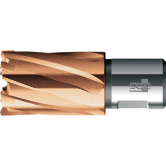 Kernbohrer HKK-P D.40mm HM TiN-beschichtet Schnitt-T.30mm BDS-Beschreibung lesen