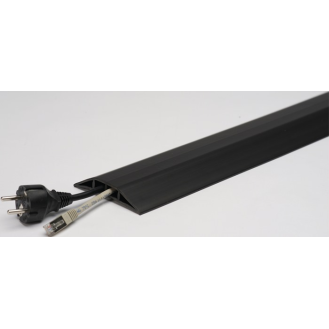 Kabelbrücken L3000xB75xH12mm Ku.schwarz/gelb m.Doppelklebeband EHA-Beschreibung lesen