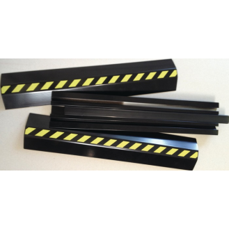 Kabelbrücken L1500xB80xH20mm Alu.lichtgrau m.Doppelklebeband EHA-Beschreibung lesen