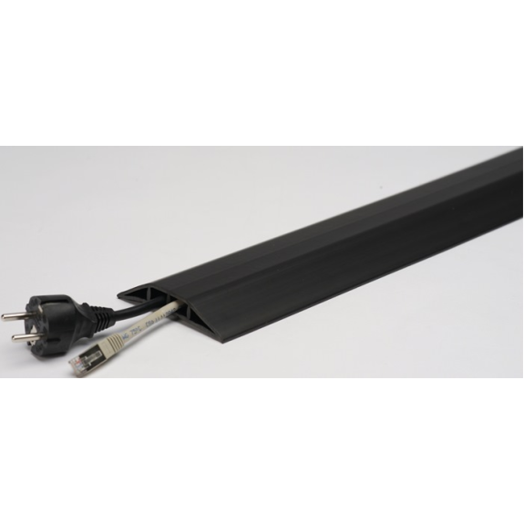 Kabelbrücken L3000xB100xH17mm Ku.schwarz/gelb m.Doppelklebeband EHA-Beschreibung lesen
