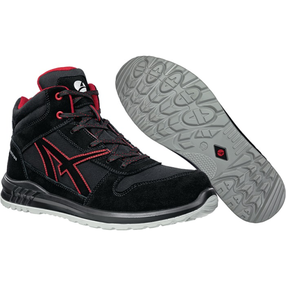 Sicherheitiefel CLIFTON MID Gr.42 schwarz/rot S3 SRC EN ISO 20345:2011-Beschreibung lesen