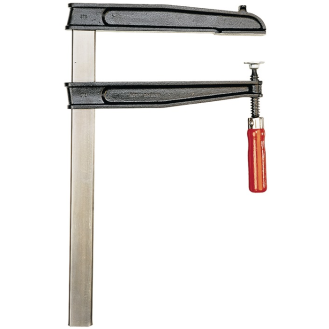 Tiefspannschraubzwinge TGNT Spann-W.600mm A.300mm Holzgriff 45x12mm-Beschreibung lesen