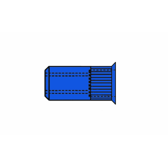 Blindnietmutter Nietschaft dxl 7x12,5mm M5 STA Kleinkopf 500 St.-Beschreibung lesen