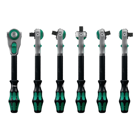 Schwenk- u.U.-Knarre Zyklop Speed 3/8 Zoll Z.72 L.199mm 2K-Griff-Beschreibung lesen