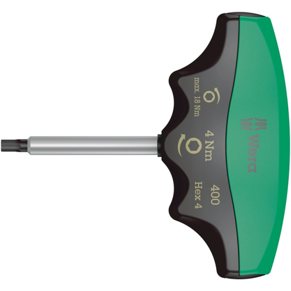 Drehmomentschraubendreher 400 Hex 6KT 4mm 4 Nm fest eingest.-Beschreibung lesen