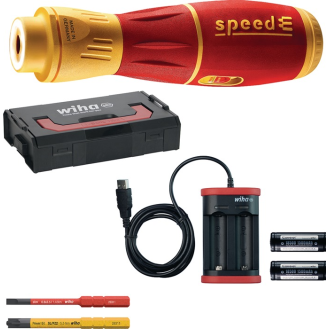 Schraubendreherset speedE II electric 6-tlg.Akku Schlitz/(+/-Schlitz/PZD)-Beschreibung lesen