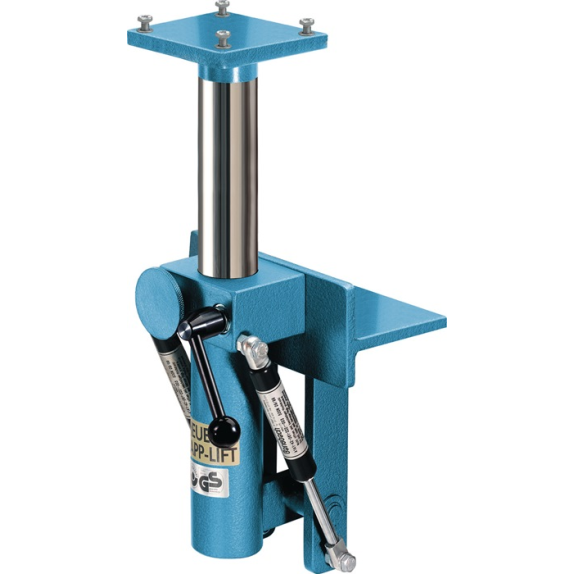 Abklapp- u.Höhenverstellgerät f.Backen-B.140mm abklappb.360Grad drehb.-Beschreibung lesen