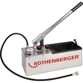 Prüfpumpe RP 50 S Inox 0-60bar R 1/2 Zoll Saugvolumen p.Hub ca.45ml Edelstahl-Beschreibung lesen