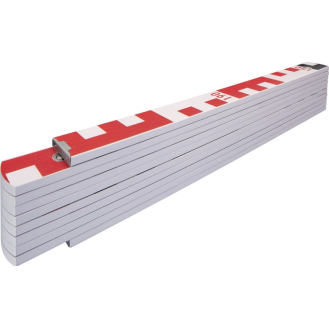 Gliedermaßstab 1407 GEO L.2m B.1,70cm mm/cm EG III Buchenholz weiß-Beschreibung lesen