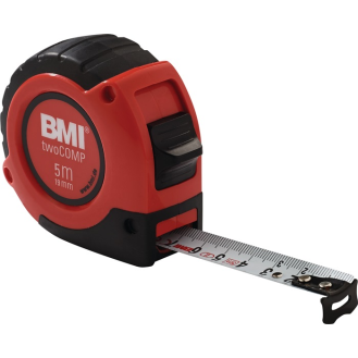 Taschenrollbandmaß twoComp L.2m B.16mm mm/mm EG II ABS m.Magnet SB-Beschreibung lesen
