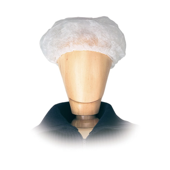 Kopfhaube Clip D.52cm weiß PSA I-Beschreibung lesen